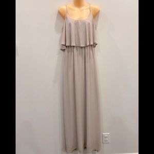 Show Me Your Mumu Caitlin Ruffle Maxi Dress size M